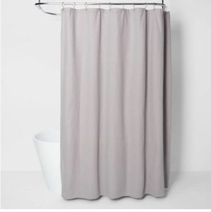 Project 62 shower curtain mosaic design pigeon gray